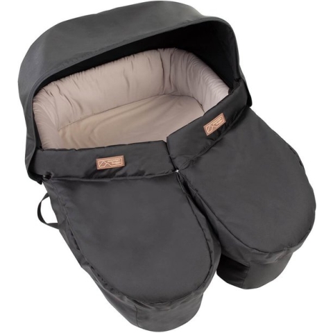 Mountain Buggy Carry Cot Plus Twins ( incl. regenhoes)