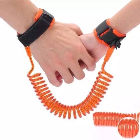 *** Polstuigje 360 Oranje - Polsband/Kind - Veilig Onderweg - van Heble® ***
