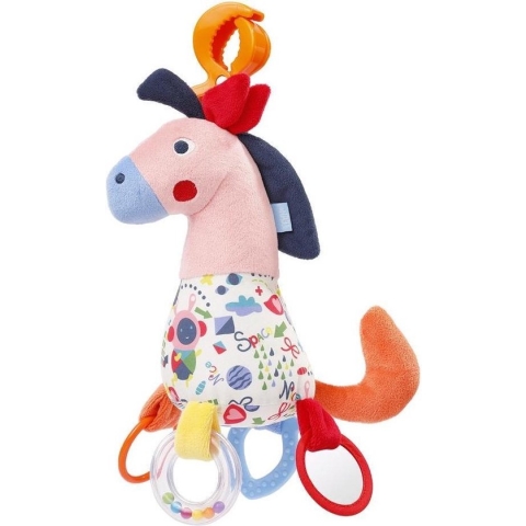 Fehn Kinderwagenspanner Color Friends Paard Junior 30 Cm Pluche