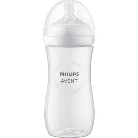 Philips Avent Natural Response Babyfles - 1 Fles - 330 ml - 3+ maanden - Snelheid 4-speen - SCY906/01