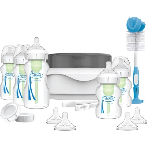Dr. Brown's Options+ Anti-Colic Starterset Newborn - Brede halsfles