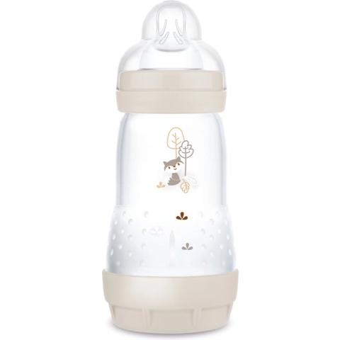 MAM Babyfles Easy Start Anti-Colic grijs 260 ml, 1 st