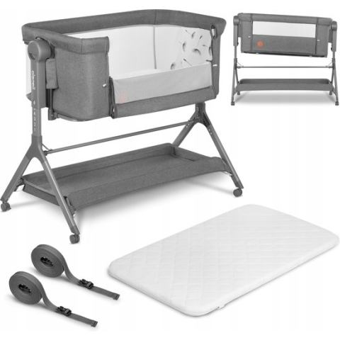 Co-Sleeper Lionelo Leonie Plus - 3 in 1 Kinderbed tot 9kg - Hoogteverstelling