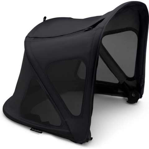 Bugaboo Fox/Cameleon3/Lynx breezy zonnekap, compatibel met alle Bugaboo Fox kinderwagens, zwart