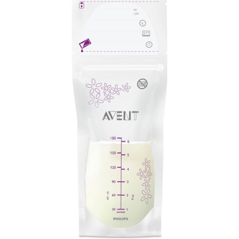 Philips Avent SCF603/25 - Bewaarzakken voor moedermelk - 25 zakken - 180 ml