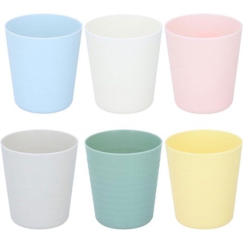 Alpina - Gekleurde Bekerset - Kinderbeker - 6 stuks - 230ml