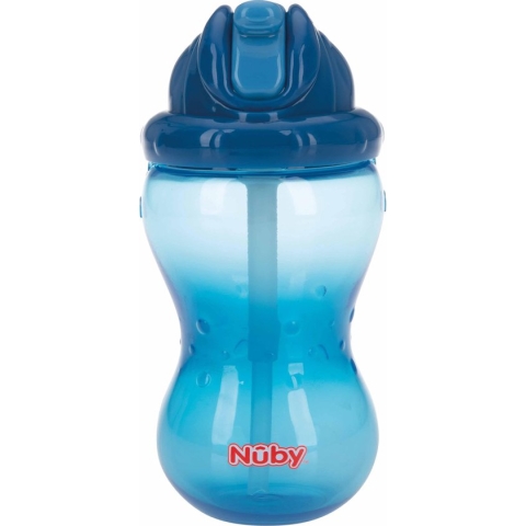 Nûby - Oefenbeker - Flip-It™ Antilekbeker - Blauw - 360ml - 12m+