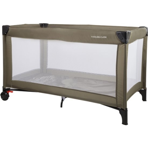 X Adventure Inklapbaar Campingbedje / Reisbed Twist - One Hand Fold- 120 x 60 cm - Groen