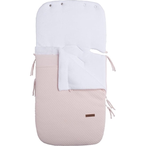 Baby's Only Voetenzak autostoel 0+ Cloud - Classic Roze - Geschikt voor drie- en vijfpuntsgordel
