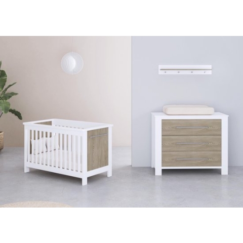 Cabino Babykamer 2 Delig Noël Eiken Wit