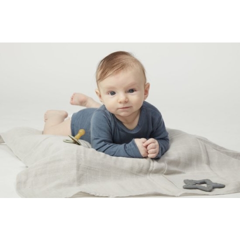 BIBS - Colour Fopspeen Natuurrubber | 0-6 maanden T1 - Petrol