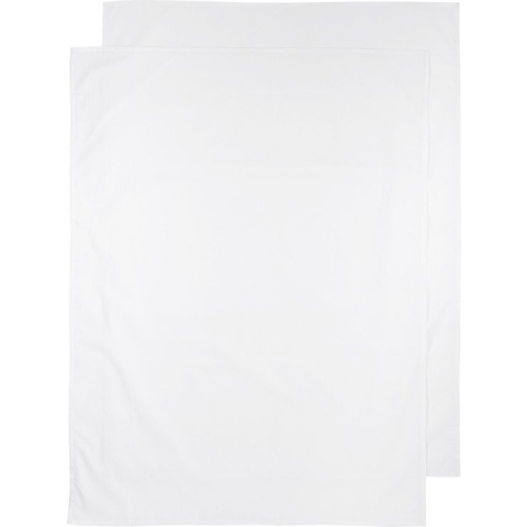 Meyco Baby Uni ledikant laken - 2-pack - white - 100x150cm