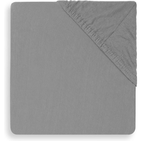 Jollein Baby Hoeslaken Boxmatras Jersey 75x95cm - Storm Grey
