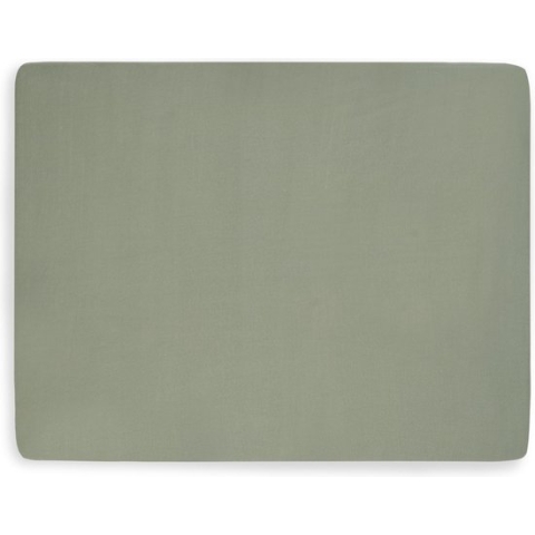 Jollein Baby Hoeslaken Boxmatras Jersey 75x95cm - Ash Green