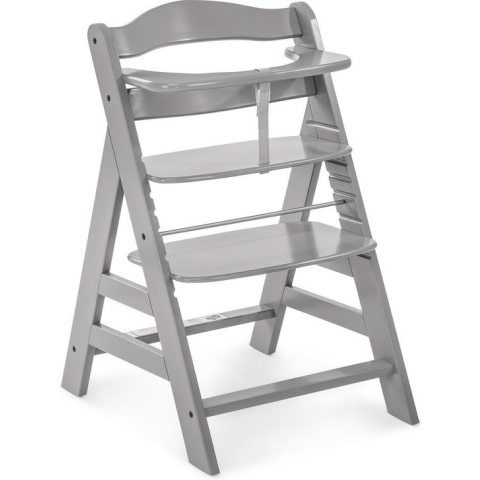 Hauck Alpha+ Grey Kinderstoel - Grijs FSC® gecertificeerd beukenhout