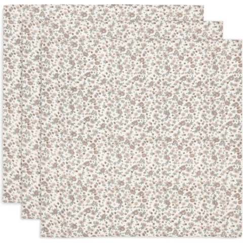 Jollein Hydrofiele Doek Small 70x70cm Retro Flowers - 3 Stuks