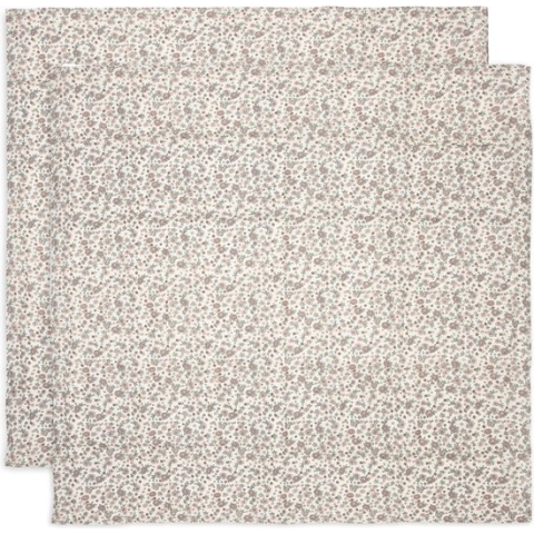 Jollein Hydrofiele Doek Large 115x115cm Retro Flowers - 2 Stuks