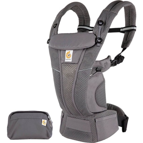 Ergobaby Draagzak Omni 360 - Breeze - Graphite Grey