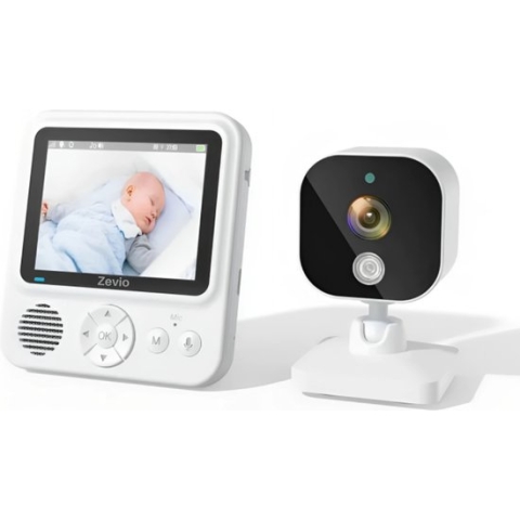 Zevio Babyfoon Comfort HD - Babyfoon Met Camera - Baby Monitor - Baby Camera