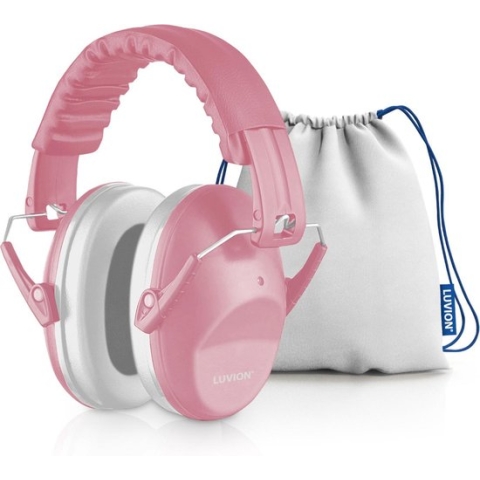 Luvion Gehoorbeschermers - Premium gehoorbescherming voor kinderen - baby, peuter en kind – Dusty Pink