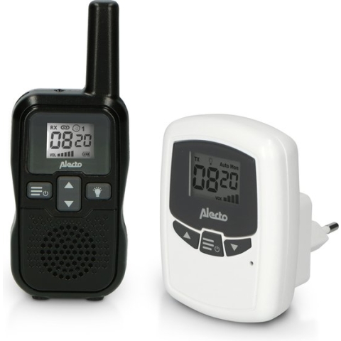 Alecto DBX80BK - Babyfoon met groot bereik - Tot 3km - Zwart