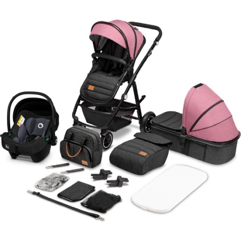 Lionelo Amber 3in1 - Kinderwagen - XXL SET - incl. autostoel - 0-22kg