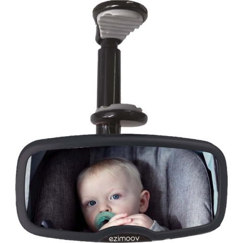 EZI MIRROR CLIP - Auto spiegel baby - met handige klem - achteruitkijkspiegel om je kind te zien - klemt aan de voorspiegel - verstelbaar
