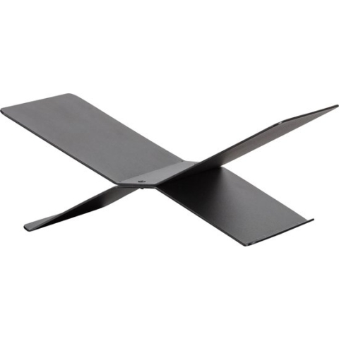 WOOOD Brook Boekenstandaard/Boekenhouder - Metaal - Zwart - 12x29x17