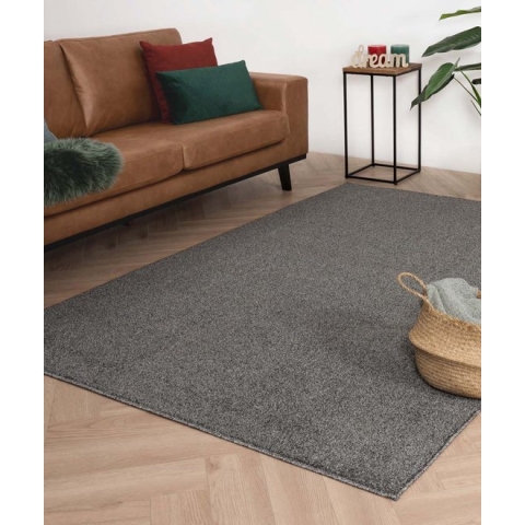 Laagpolig vloerkleed Fine - grijs 200x300 cm