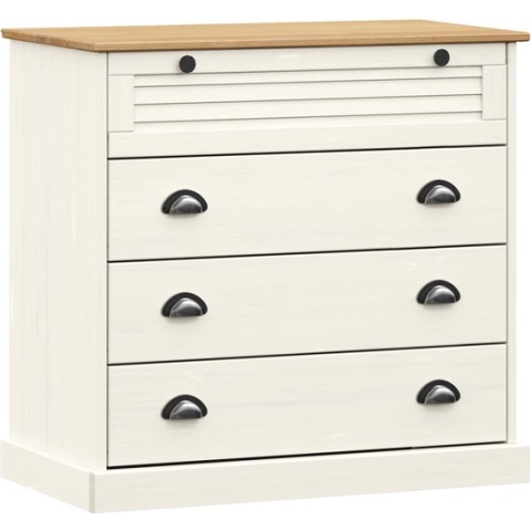 vidaXL-Ladekast-VIGO-80x40x76-cm-massief-grenenhout-wit