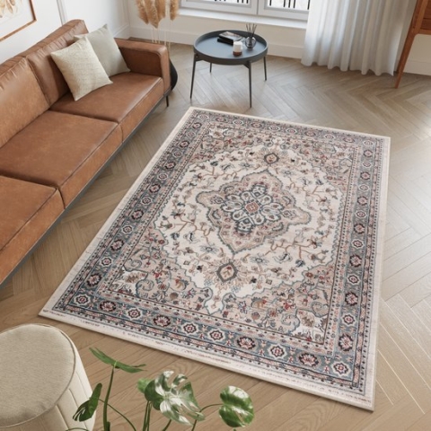 Tapiso Colorado Vloerkleed Grijs Woonkamer Oosters Tapijt Maat- 200x300