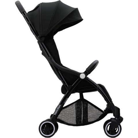 Hamilton by Yoop X1 Plus Buggy – Premium Wandelwagen tot 22kg – MagicFold™ Technologie – Plooibuggy – Verstelbare en Wendbare Kinderwagen – Zwart