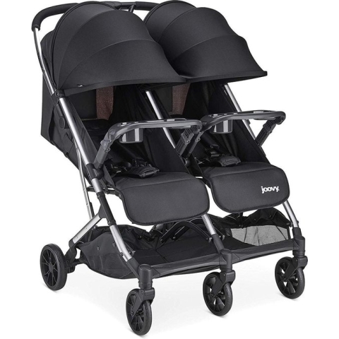 Joovy Kooper X2 Dubbele Buggy - Black - Duo Buggy