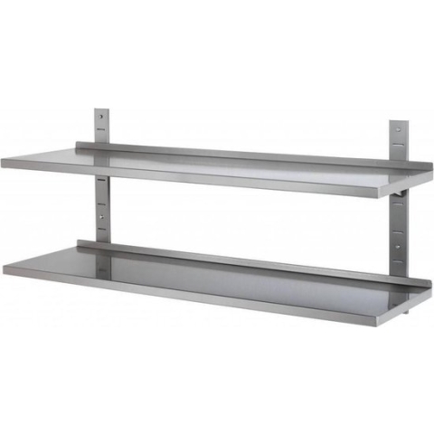 Wandschap RVS Los Diepte 355mm - KEUZE UIT 8 MATEN