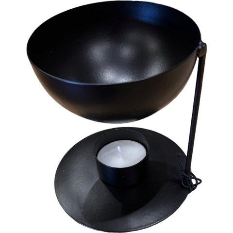 Wax brander metaal hanger-countryfield amber blokje - wax melts-cadeau-kado