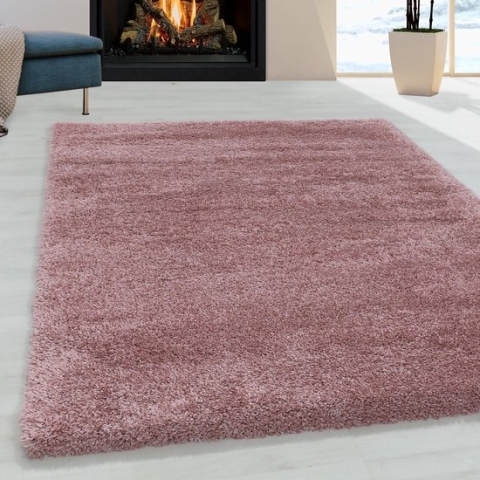 Tapijtenloods Pearl Soft Hoogpolig Vloerkleed Roze - 140x200 CM