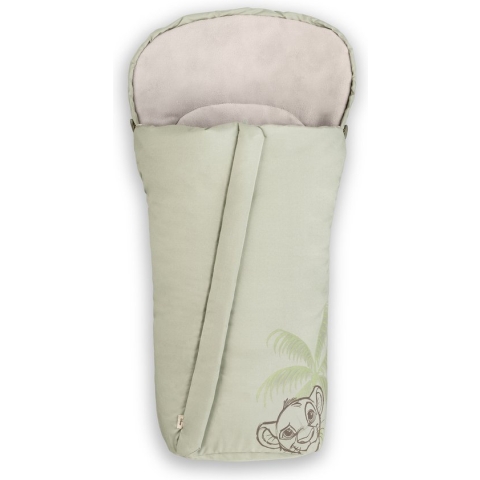 Hauck universele voetenzak voor buggy's en fietskarren, warme fleece, Simba olive