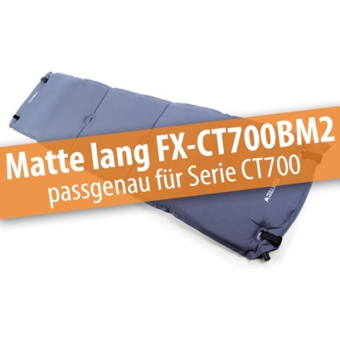 FUXTEC Bolderkarmat - opblaasbar - met rugpolstering aan beide kanten - Geschikt voor de FUXTEC handkar modellen CT700 / CT800 - FX-CT700BM2