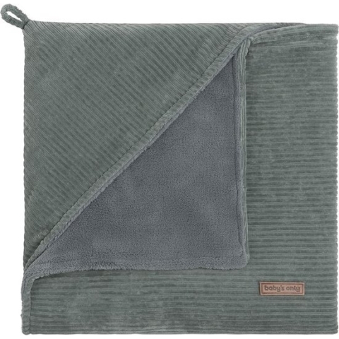 Baby's Only Wikkeldeken - Omslagdoek baby Sense - Teddy voering - Zeegroen - 75x75 cm - Geschikt voor drie- en vijfpuntsgordel