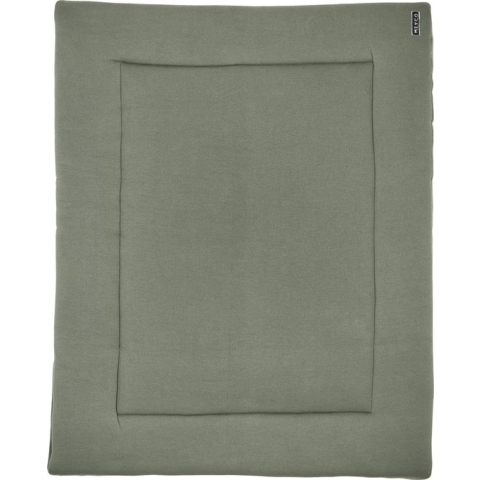 Meyco Baby Knit Basic boxkleed - forest green - 77x97cm