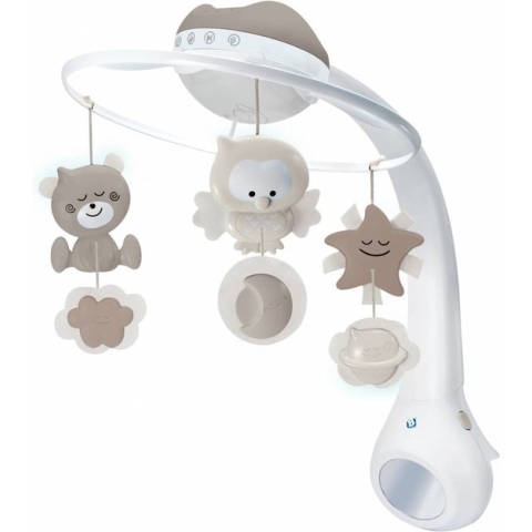 Infantino - Cream  - Bed mobiel, Box activity en Nachtlampje(met muziek)