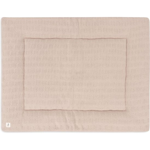 Jollein Boxkleed 75x95cm Grain Knit - Wild Rose
