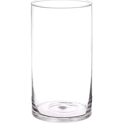 Rechte cilinder vaas glas 30 cm