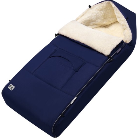 Monzana Voetenzak - voor Kinderwagen of Stoeltje - 93x56cm Navy Blauw