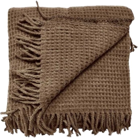 Unique Living - Plaid Selien 150x200cm Bison Brown