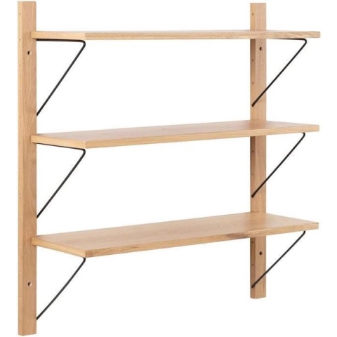 MOOS - Declan wall unit system 6 veneer wild oak mat lacq