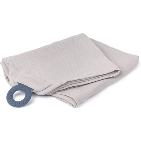 Doomoo Basics - Mom'n Play Tetra Almond - Veelzijdige borstvoedingsdoek - biokatoen