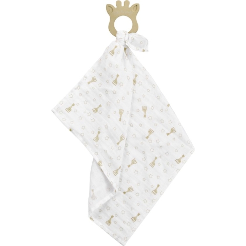 Sophie de giraf - So Pure - Bijtring - Swaddle ring - 100% natuurlijk rubber - biologisch katoen