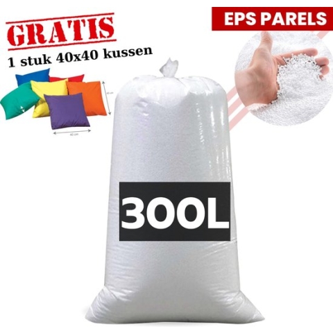 Zitzakvulling EPS Parels/korrels 300 Liter, Hoogwaardige kwaliteit, 40 tm 330 Liter