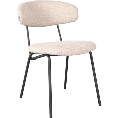 LABEL51 Zack Eetkamerstoel - Naturel - Stof